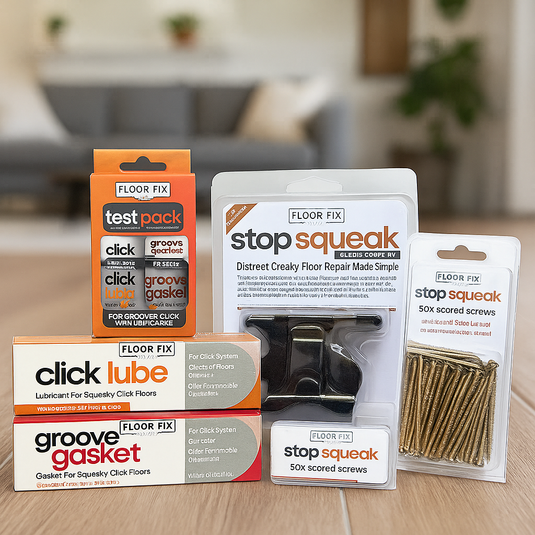  Floor-Fix Pro Product range for fixing all types of squeaky floors 