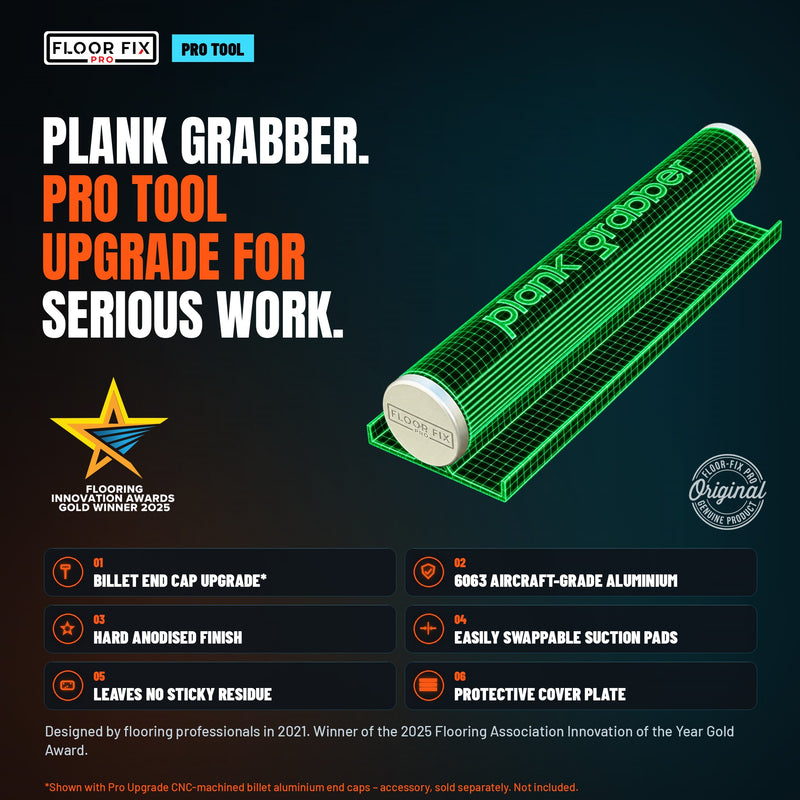 Chargez l'image dans la visionneuse de la galerie, Embouts en aluminium usiné Plank Grabber™ Premium — Lot de 2
