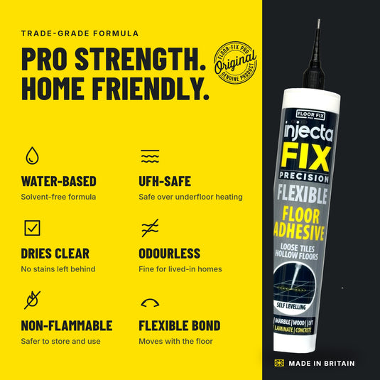 Injectafix Pro 300 ml – Colle de fixation pour carreaux décollés et sols creux