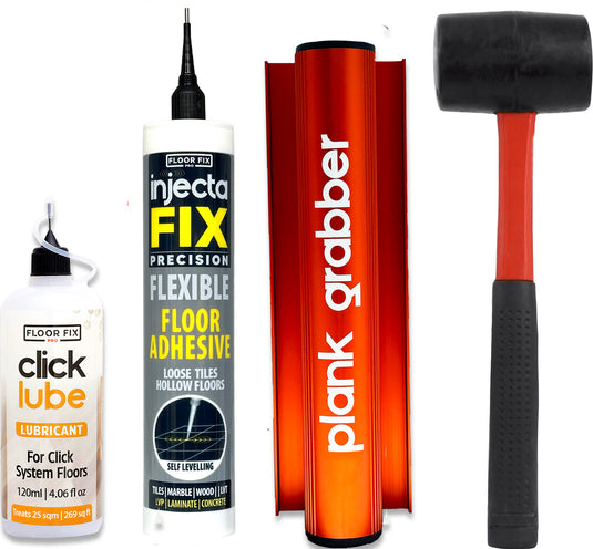 Plank Grabber  - Floor Gap Fixer & Installation Tool  (Includes One Spare Suction Pad) - Floor Fix Pro Flooring Tools