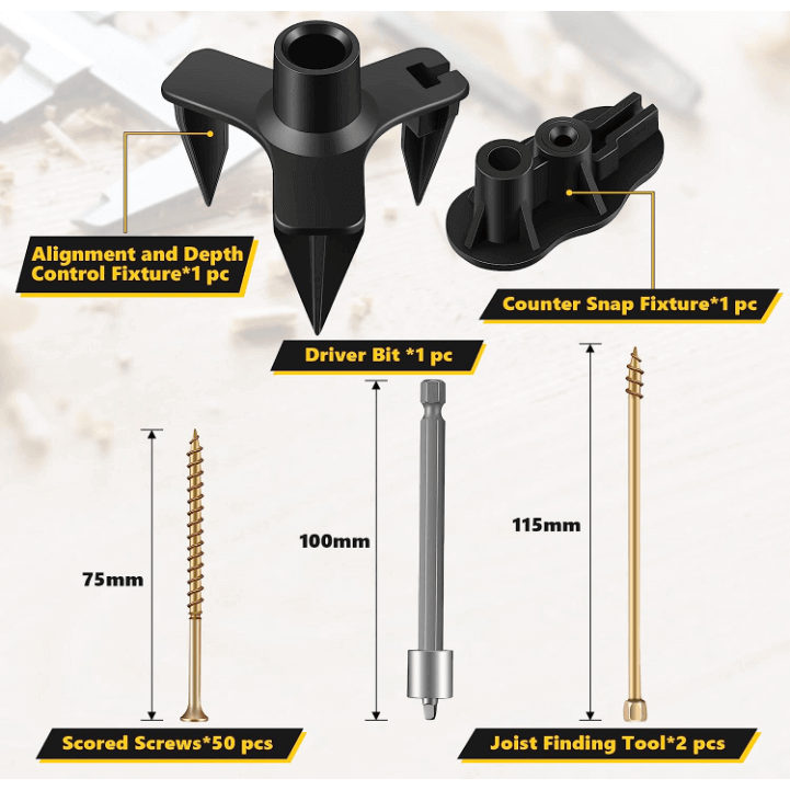 Chargez l&#39;image dans la visionneuse de la galerie, Stop Squeak Repair Kit - Floors &amp; Stairs - Floor Fix Pro Squeaky Floor Repair Products
